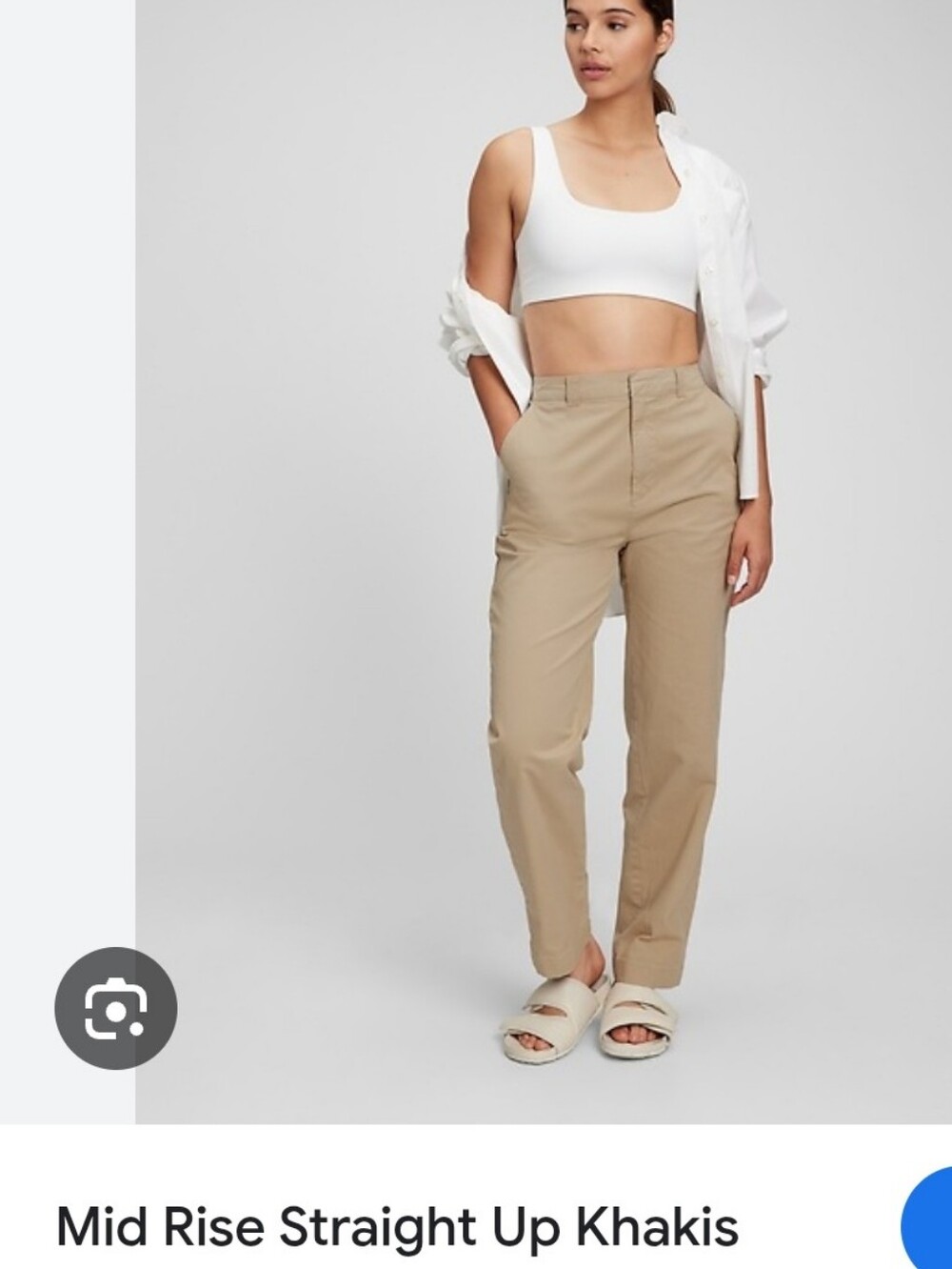 Like New Gap Women's Straight Up Khaki Pants